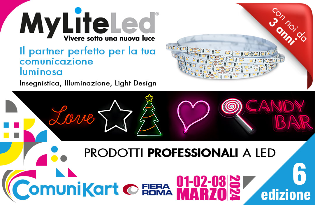 MyLiteLed a ComuniKart 2024 Roma: l'Alleato Perfetto per la Tua Comunicazione Visiva Luminosa
