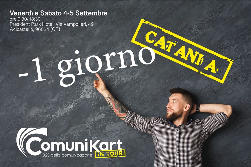 ComuniKart in Tour 2020 è Pronto a Partire: 4 e 5 Settembre, Catania