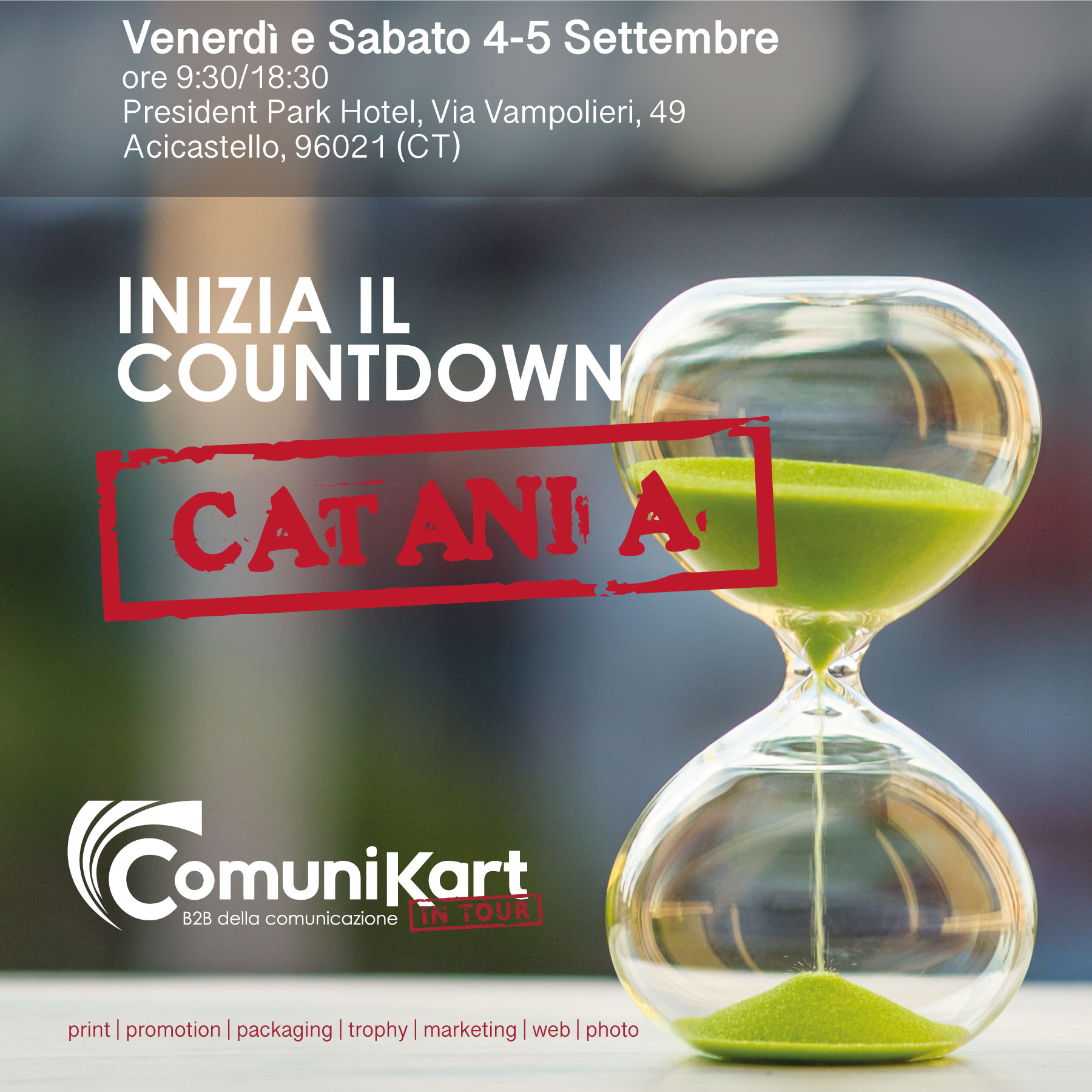 È Iniziato il Countdown Per ComuniKart In Tour 2020: 4 e 5 Settembre, Catania