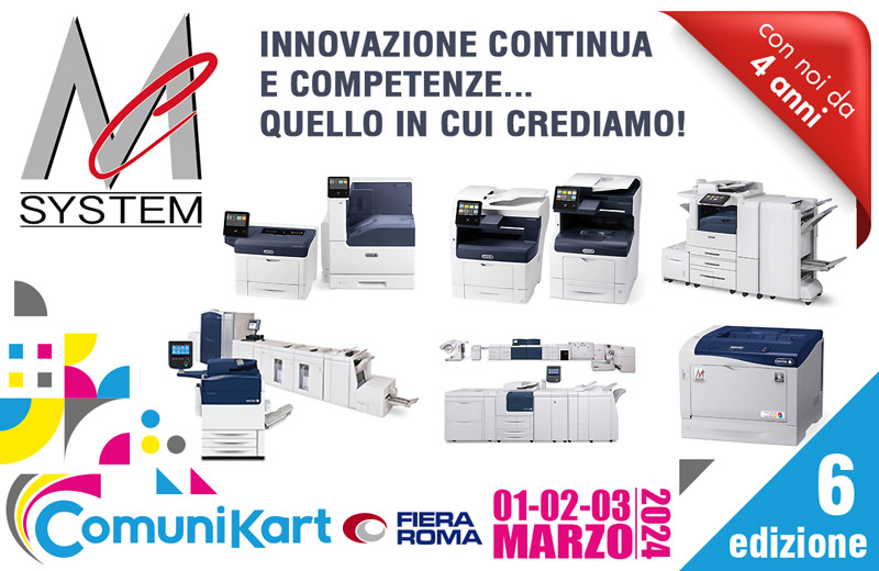 M.C. System srl a ComuniKart 2024 Roma: Innovazione Tecnologica al Servizio dell'Efficienza