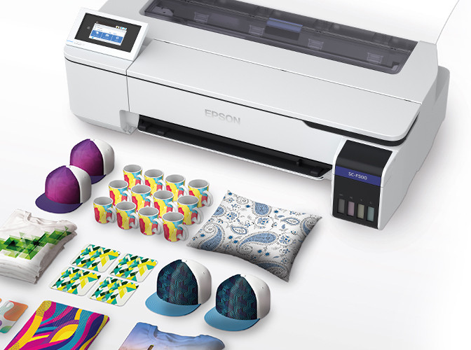 Embroidery Service a ComuniKart 2020 con la EPSON SC-F500, la Nuova Stampante Sublimatic